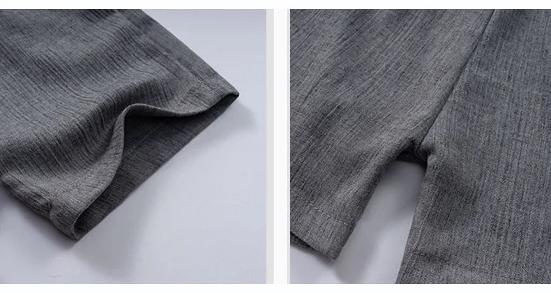 Detailed finish on the boys short sleeve shirt and shorts set - view 16