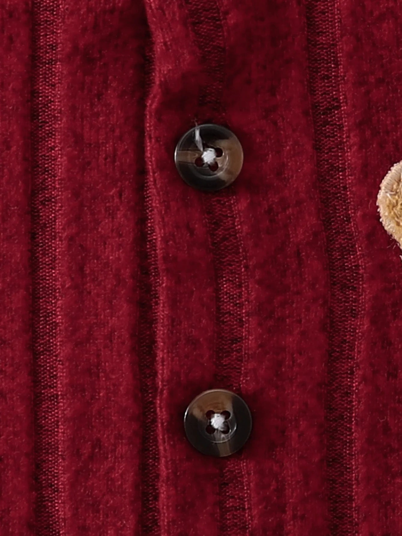 Styling option for baby boys red bear badge onesie & hat set