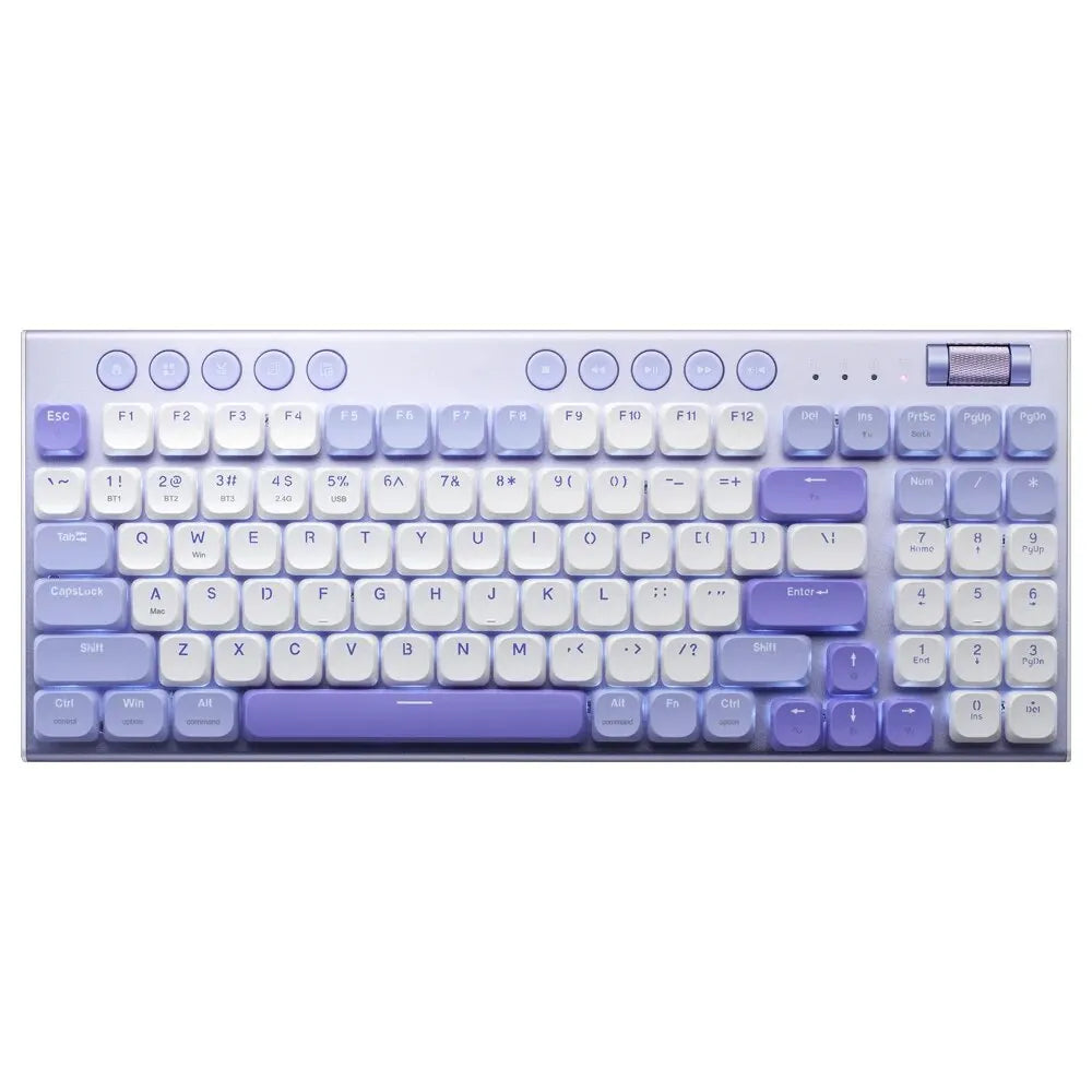 Wireless Low Profile Mechanical Keyboard 98 Keys PBT