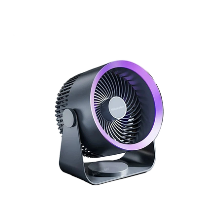 Portable Fan Battery Desk Air Circulator Quiet Summer