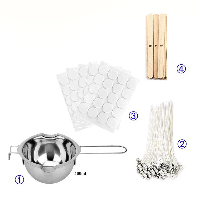 Candle Making Kit Complete DIY Supplies Set Aromatherapy Candle Jars Mould Fall 2025 Beginner Gift