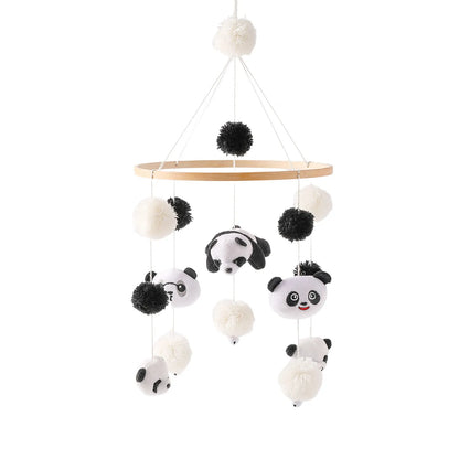 Baby Mobile Wooden Crib Hanging Toy Newborn Nursery Fall 2025 Soothing Music Developmental Gift