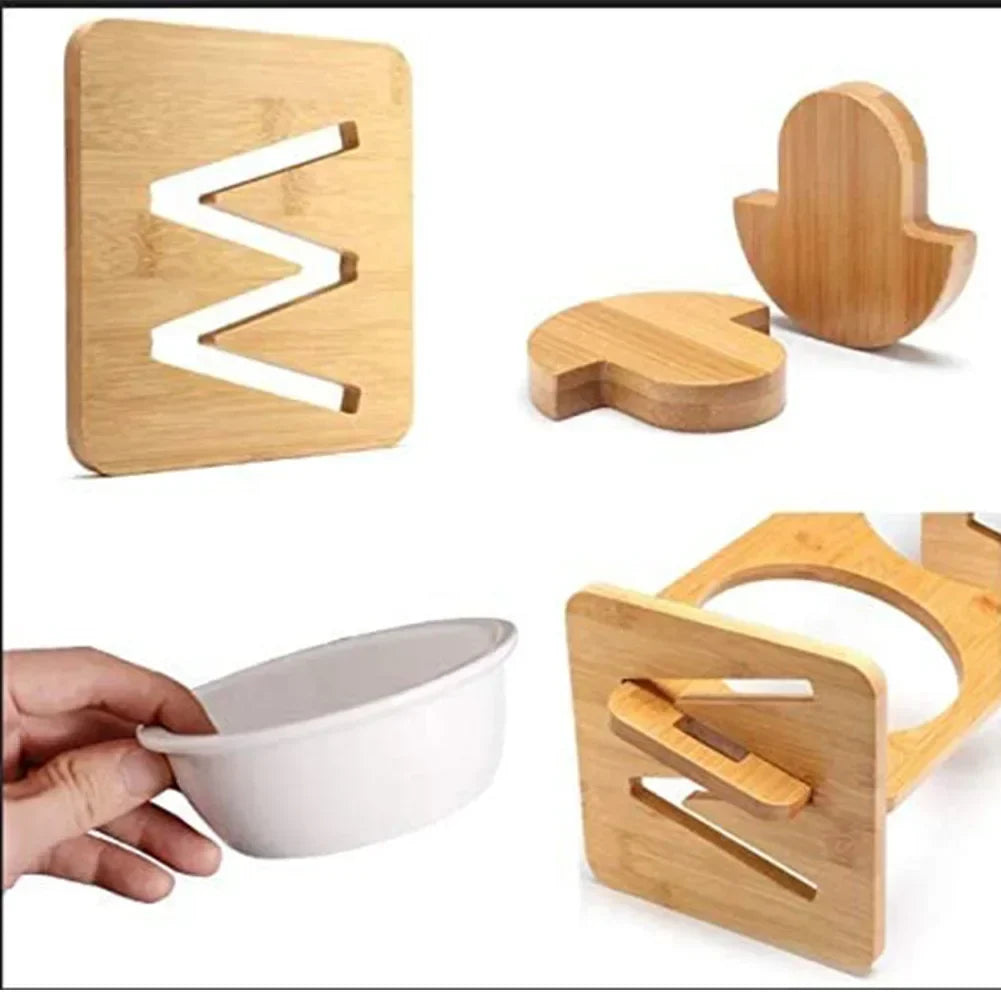 Dog Bowl Stand Adjustable Bamboo Elevated Feeder, Wooden Pet Bowl Holder Fall 2025 Ergonomic Neck Care