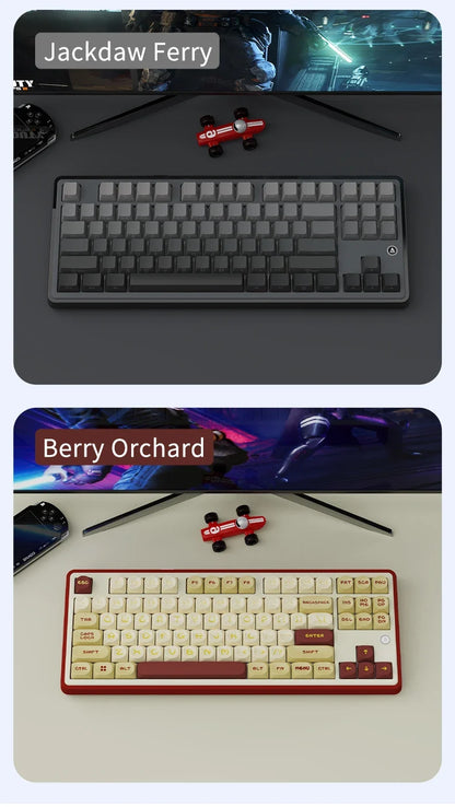 Mechanical Keyboard 87 Key Tri Mode RGB Hot Swappable