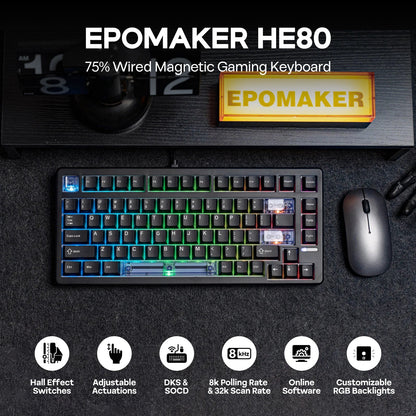 Mechanical Keyboard 75 Percent Hot Swap Gasket Mount Wired