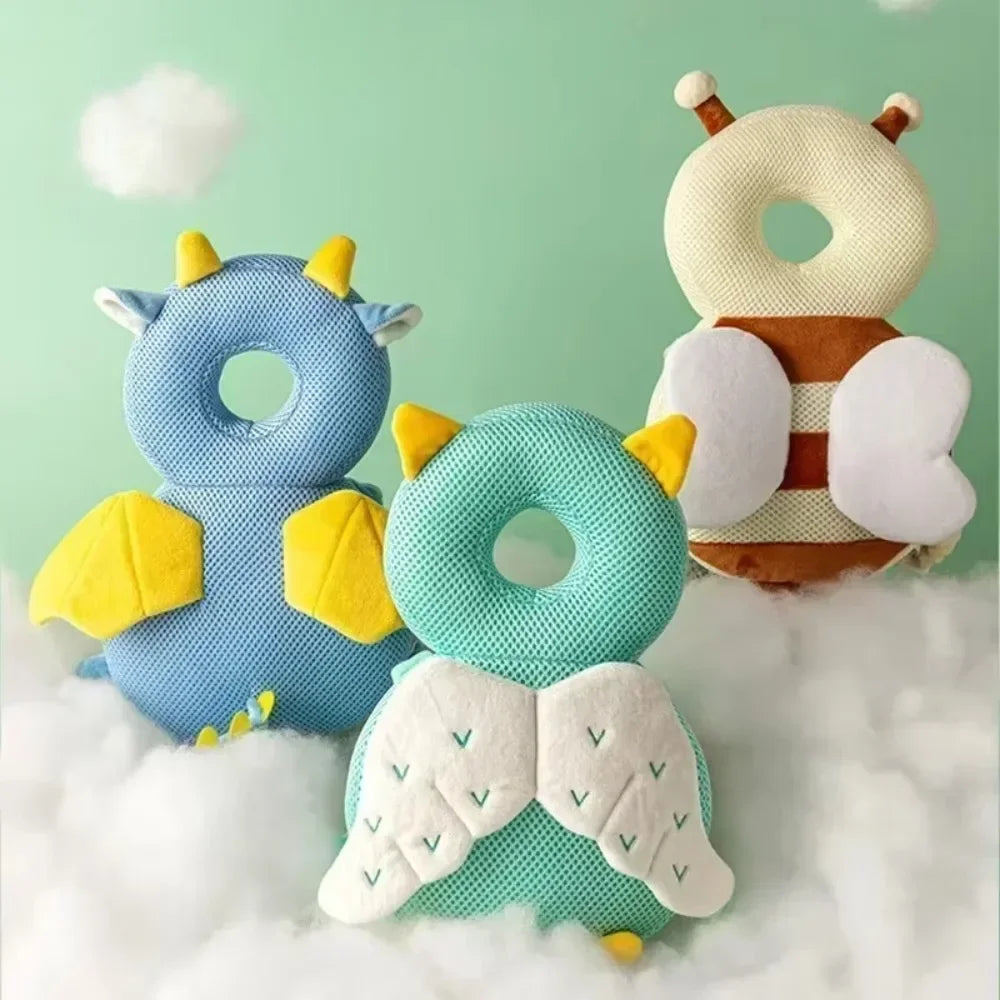 Security Protective Headgear Pillow for Baby Safety, Cute Cushion Anti-Fall Edge Protector