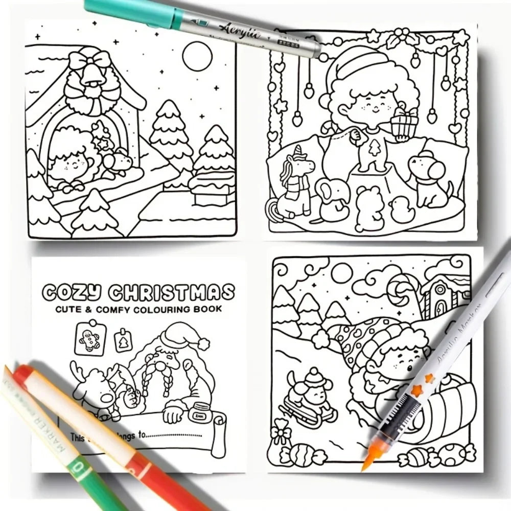 Christmas Coloring Book For Kids - Mindful Fun, Family Bonding Holiday Gift 2025