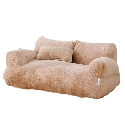 Cat Bed Sofa Style Plush Pet Nest Winter 2025 Cozy Warm Lounger, Safe Snuggle Spot For Small Pets