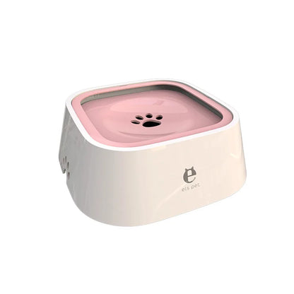 Pet Water Bowl Floating No Splash Dispenser Portable Travel Pet Bowl Summer 2025 Spill Proof Hydration