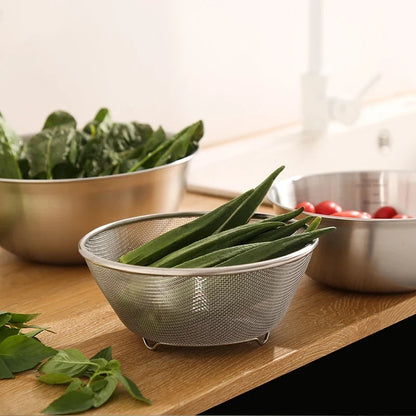 Stainless Steel Drain Basket Colander and Strainer, Spring Cleaning 2026 Eco Friendly Kitchen Tool