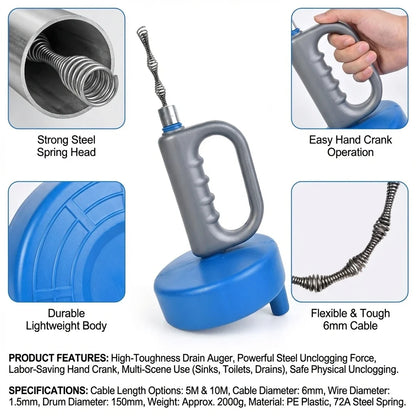 Drain Unblocker Extendable Handheld Drain Cleaner – Quick Clog Removal For Bathroom And Kitchen, Spring Cleaning 2026