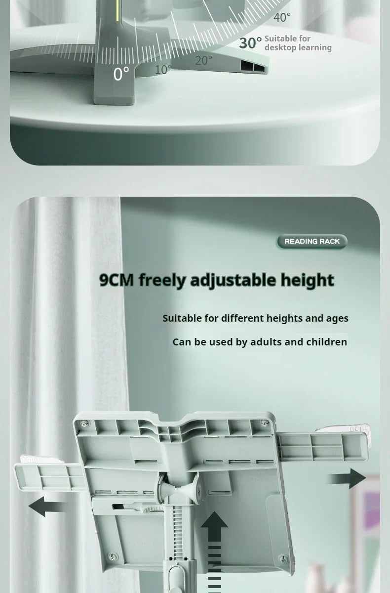 Reading Book Stand Adjustable Rotating Tablet Holder