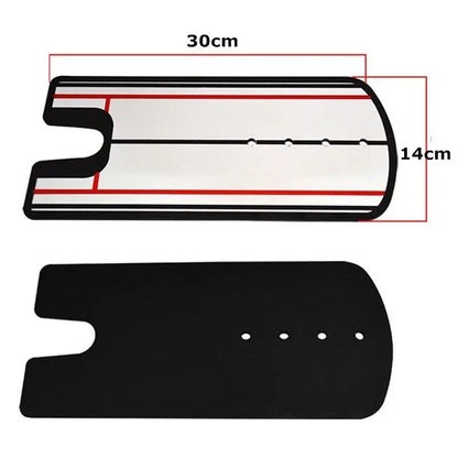 Golf Putting Practice Mirror - Alignment Aid for Training, Lightweight 140x300mm Golf Putter Tool