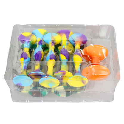 7PCS Silicon Darts Game Set - Sticky Suction Baseball for Outdoor Fun, Adult Decompression