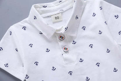 Kids fashion view of the boys summer t-shirt and shorts sportsuit - view 12