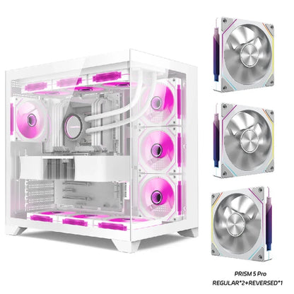 Gaming PC Case Dreamland Pro ATX Dual Glass 360mm Chassis