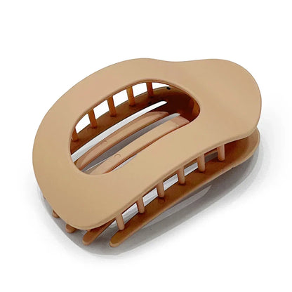 Hair Claw Clip Oval Design Leopard Print Acrylic Barrettes Spring 2026 Trend Gift