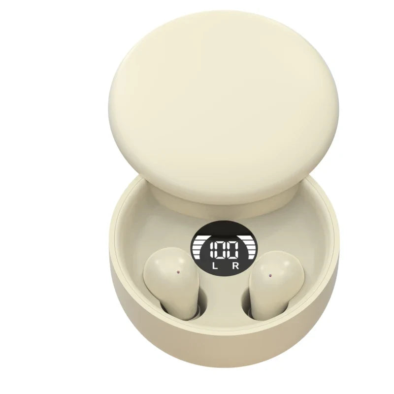 Wireless Earbuds Compact In Ear Design Bluetooth 5 Long Battery Life Sleep and Sports Back to School 2026 Gift