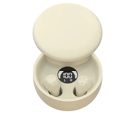 Wireless Earbuds Compact In Ear Design Bluetooth 5 Long Battery Life Sleep and Sports Back to School 2026 Gift