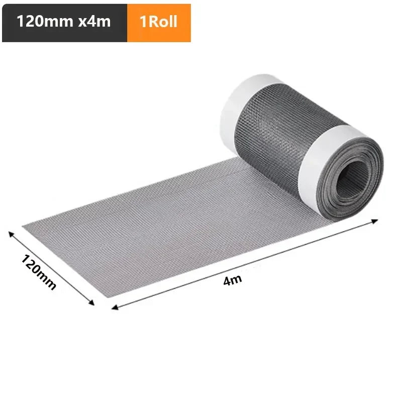 Shower Drain Hair Catcher Mesh Filter Self Adhesive Cuttable Roll Disposable Hair Filter For Bathroom And Kitchen Sink
