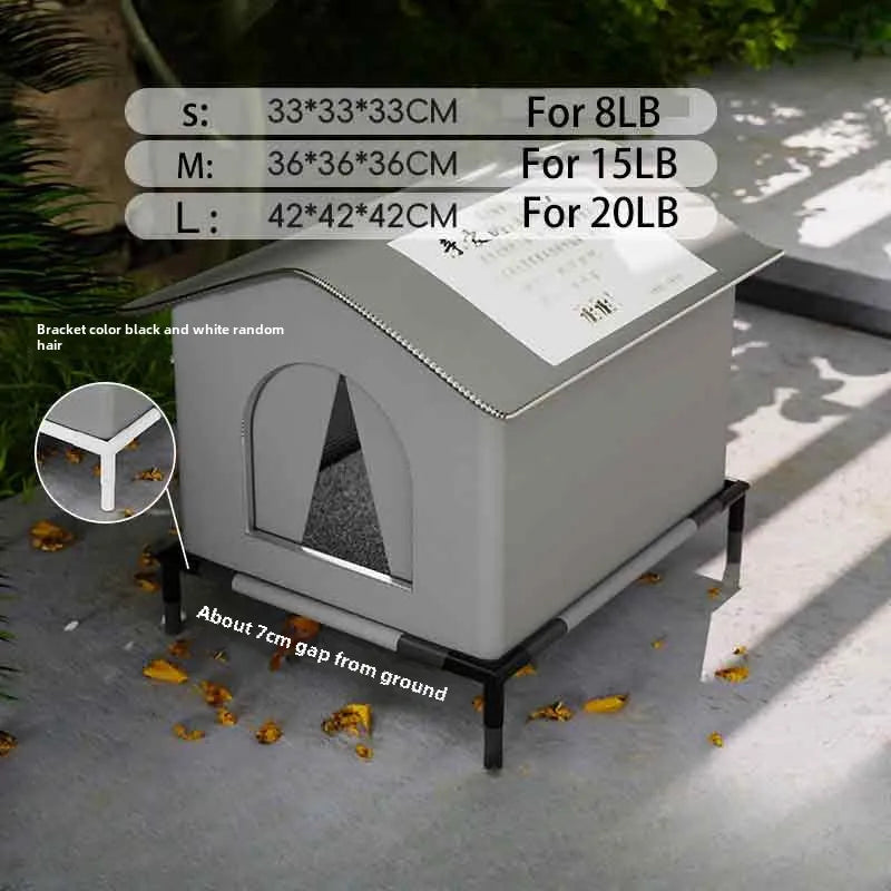 Dog House Waterproof Foldable Pet Cave Bed Small Outdoor Winter 2025 Cozy Washable Shelter For Puppies