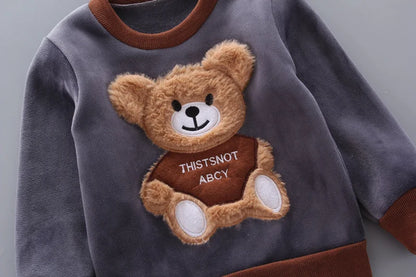 Outfit combination for the baby bear hooded tracksuit and jacket set - view 17