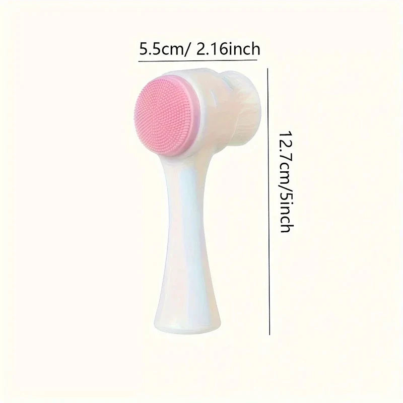 Silicone Pet Paw Cleaner & Massage Brush - Dual-Sided Dog Grooming Tool for Healthy Coats