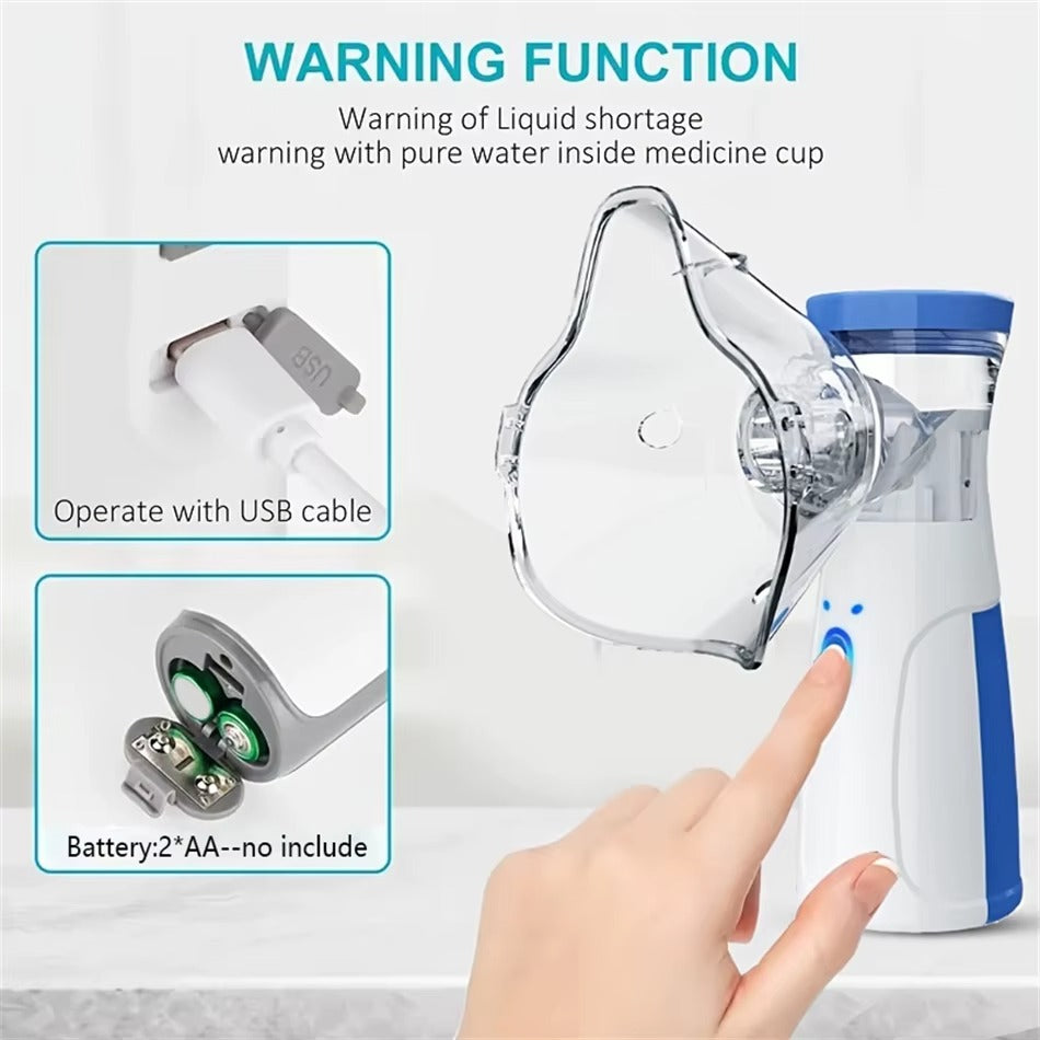 Nebulizer Portable Mini Mesh Nebulizer For Adults And Kids Quiet On The Go Inhaler Back To School 2025