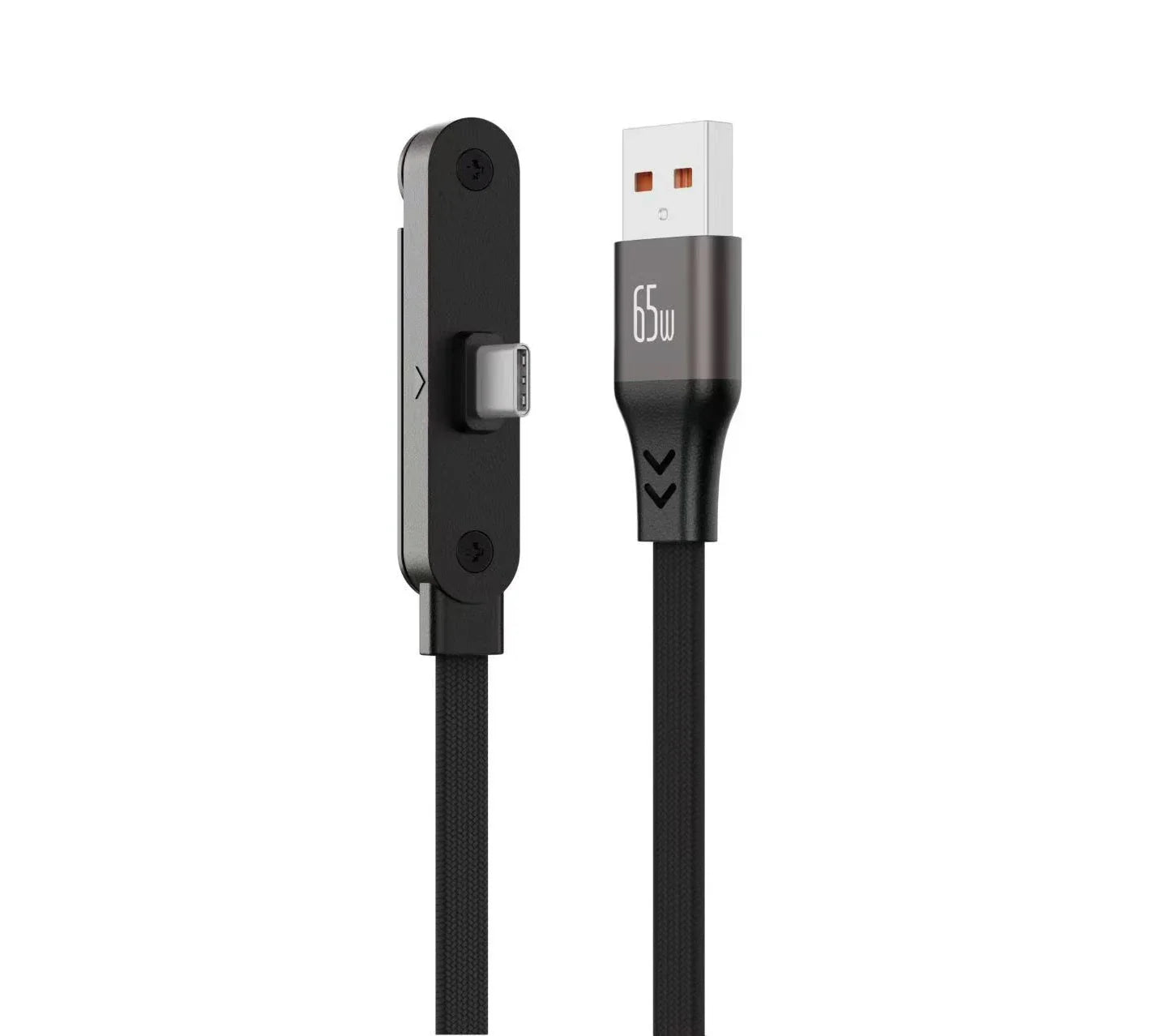 USB-C Fast Charging Cable - Elbow Design, 240W, Type-C To Type-C, Foldable Phone Stand, Back To School 2026 Gift