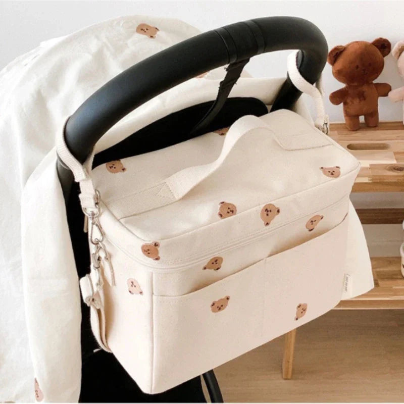 Baby Bottle Cooler Bag Waterproof Insulated Stroller Organizer Spring 2025 Thermal Diaper Pouch