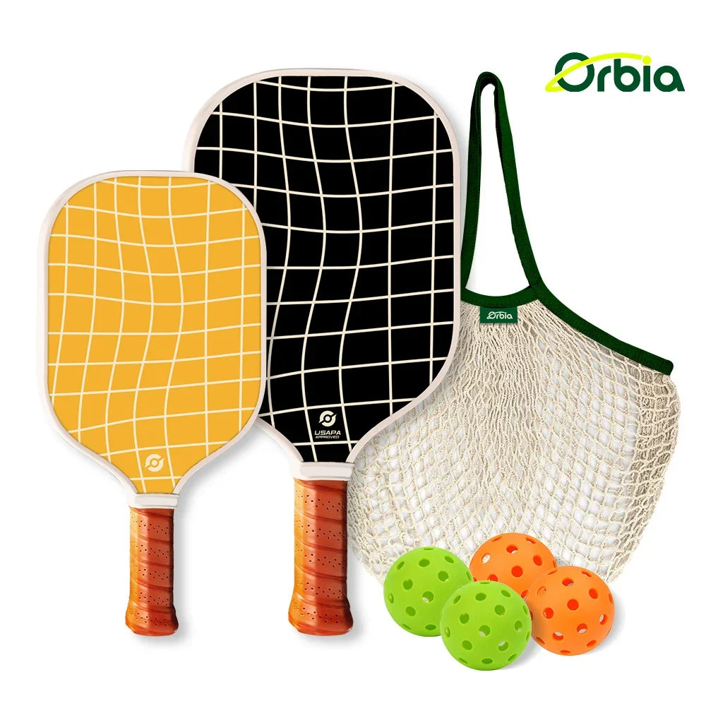 Variant image for Pickleball Paddle Set for Family, Durable Glass Fiber with 13mm PP Core, Lightweight Outdoor Pickleball Equipment-4