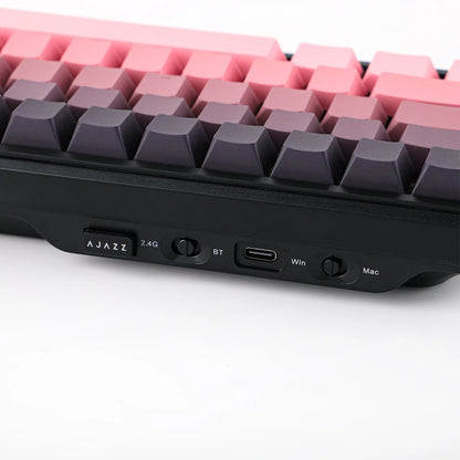 Mechanical Keyboard 68Key Wireless Bluetooth RGB Hall Effect