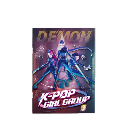 Coloring Book Kpop Demon Hunters Anime Sketches Rumi Mira Zoey Cute Line Drawings Back to School 2025 Gift