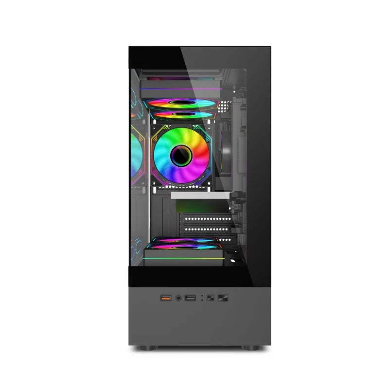 Mini ITX PC Case 240mm Water Cooling MicroATX Chassis