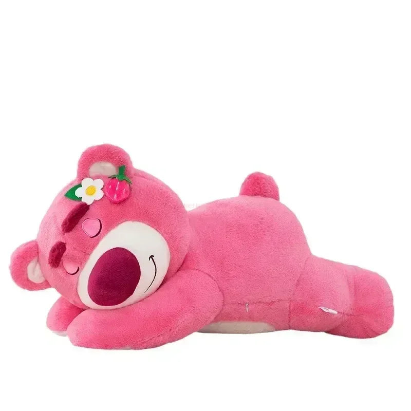 Lotso Plush Strawberry Bear Pillow - 90cm Stuffed Toy, A Sweet Valentine's Day Gift & Festivals
