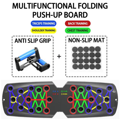 Push Up Board Foldable 28 Modes Home Workout Trainer