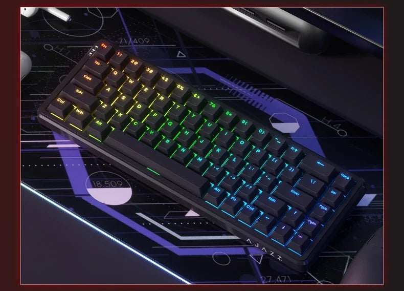 Mechanical Keyboard Sixty Mini Wireless ARGB Magnetic Hall