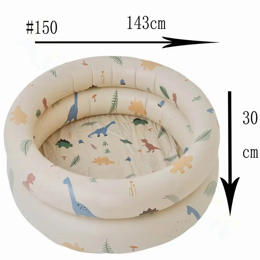 Variant image for Inflatable Mermaid and Dinosaur Swimming Pool for Kids, Durable PVC, Multiple Sizes 90CM-150CM, Fun Outdoor Summer Activity-14