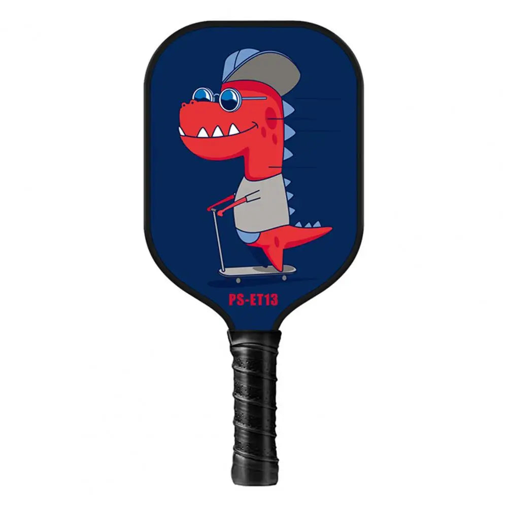 Variant image for Lightweight Children's Pickleball Paddle Set with Cartoon Print, 2 Balls, Ideal for Kids Under 16, Durable Fiberglass, 180g-3