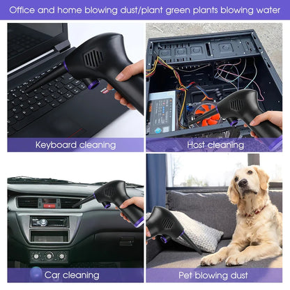 Cordless Air Duster Portable 15000mAh Electric Cleaner - USB Rechargeable Compressed Air Blower