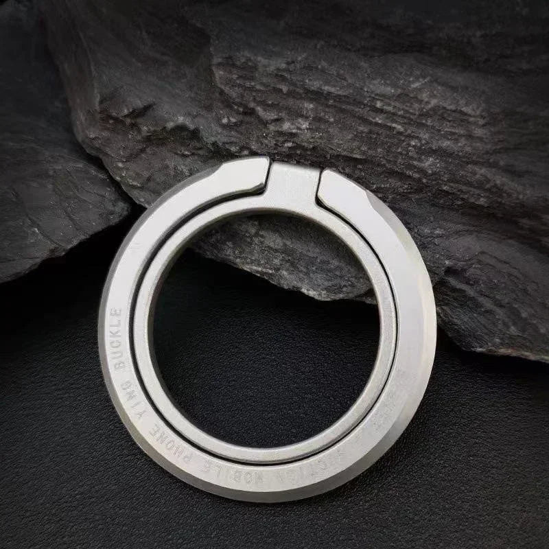 Magnetic iPhone Ring Holder - Foldable Grip Stand & Accessories for Mobile Support