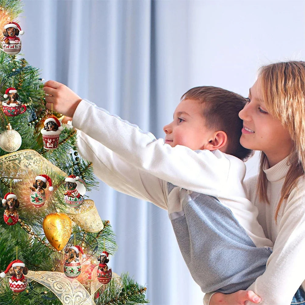 24 Day Advent Calendar With Figure Ornaments