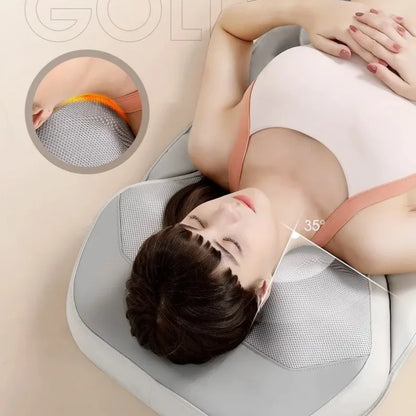 Full Body Massage Mat Electric Heat Kneading Neck And Lumbar Massager Relaxation Remote Control Fall 2026 Home Spa Trend