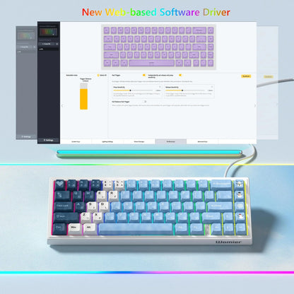 Mechanical Keyboard 68-Key Hall Effect RGB Wired Compact