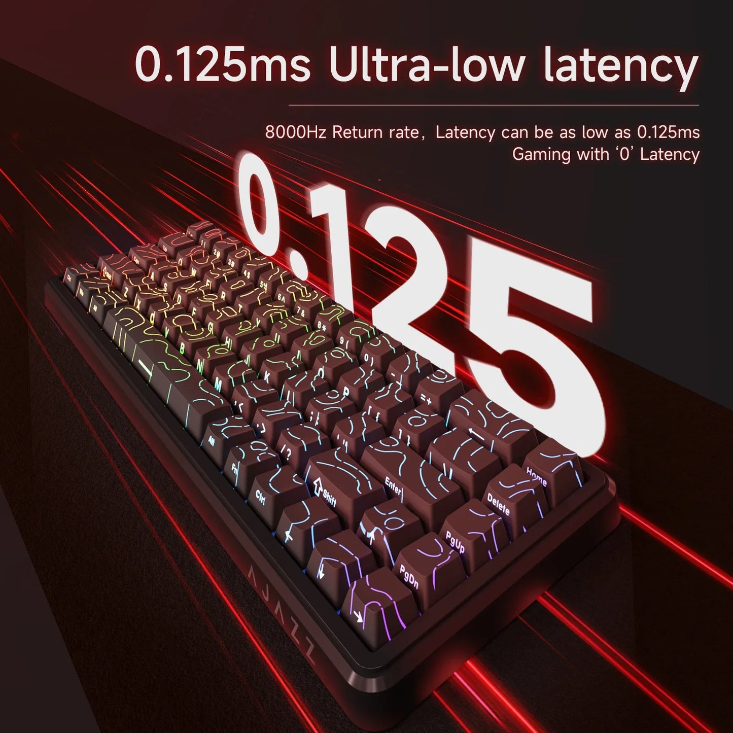 Mechanical Keyboard Sixty Mini Wireless ARGB Magnetic Hall