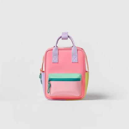 Translucent Backpack Patchwork Color Mini Jelly Backpack Back to School 2025 Adjustable Shoulder Strap Everyday Cute Bag