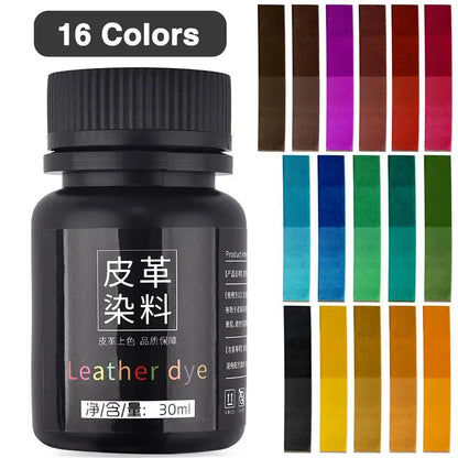 Leather Dye Set for DIY Leather Craft - Fall 2026 Trend Eco Friendly Dye Kit for Projects