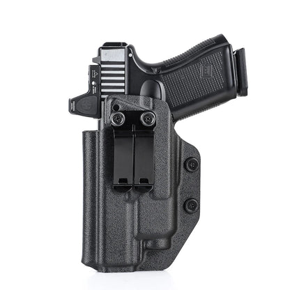IWB Kydex Holster - TLR-8 Light Compatible, Inside Waistband Concealed Carry, 19 19X 23 25 32 44 45 Compatible