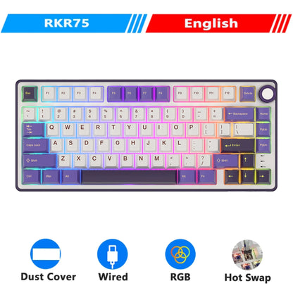 Mechanical Keyboard R75 Gasket 80Key RGB Hot Swap Spanish