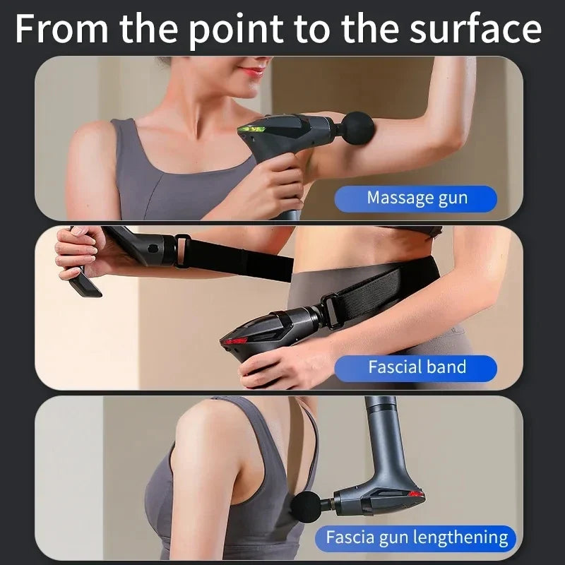 Massage Gun Long Handle Deep Tissue Percussion Therapy TikTok Viral Fall 2026 Muscle Recovery